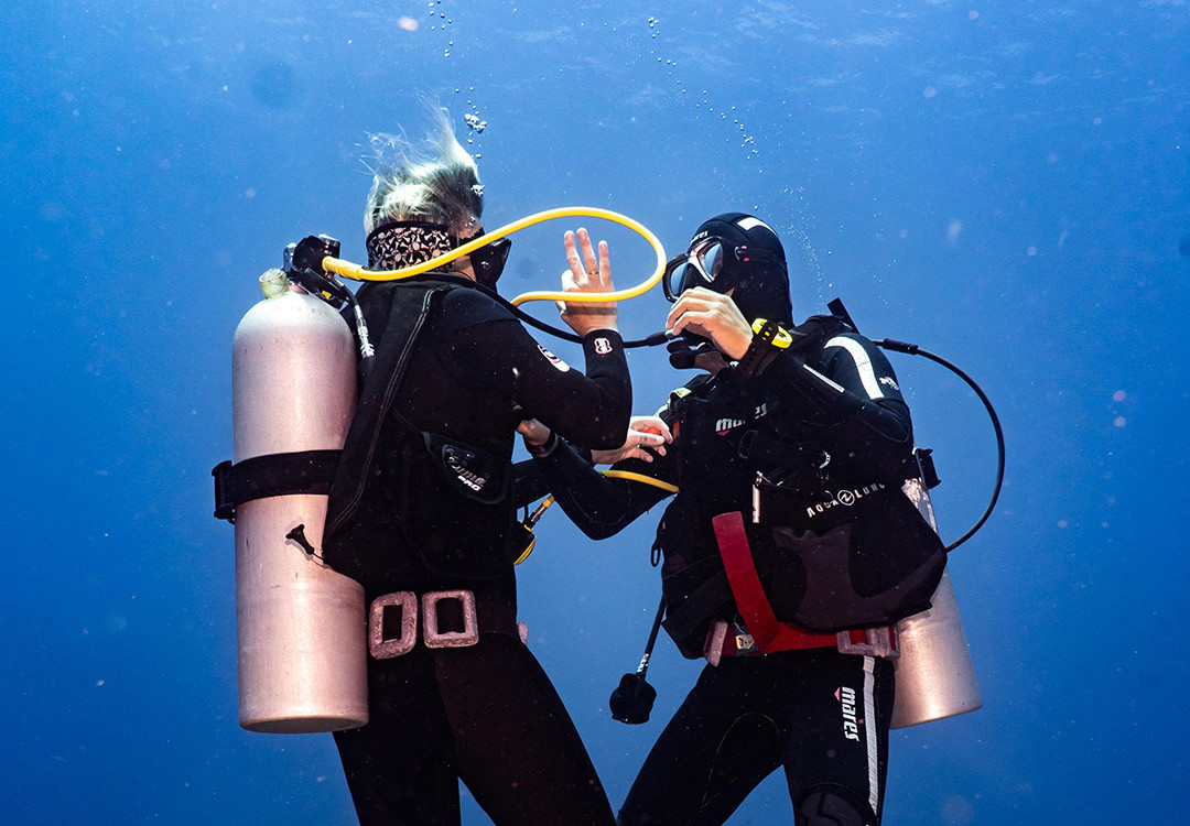 Air Sharing Ascent During Rescue & React Right Course