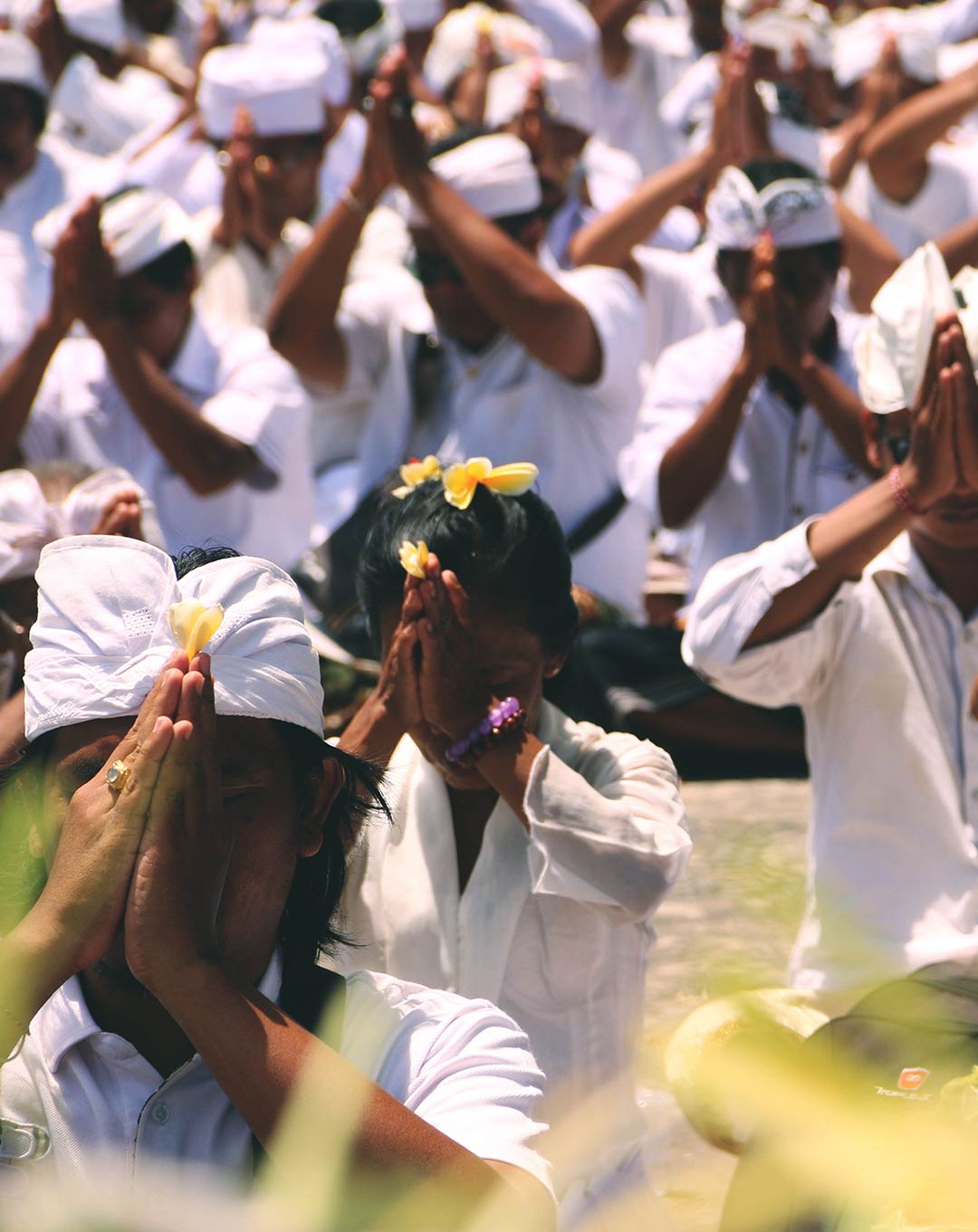 Balinese praying