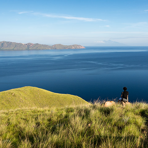 On the Top of Gili Lawa Darat