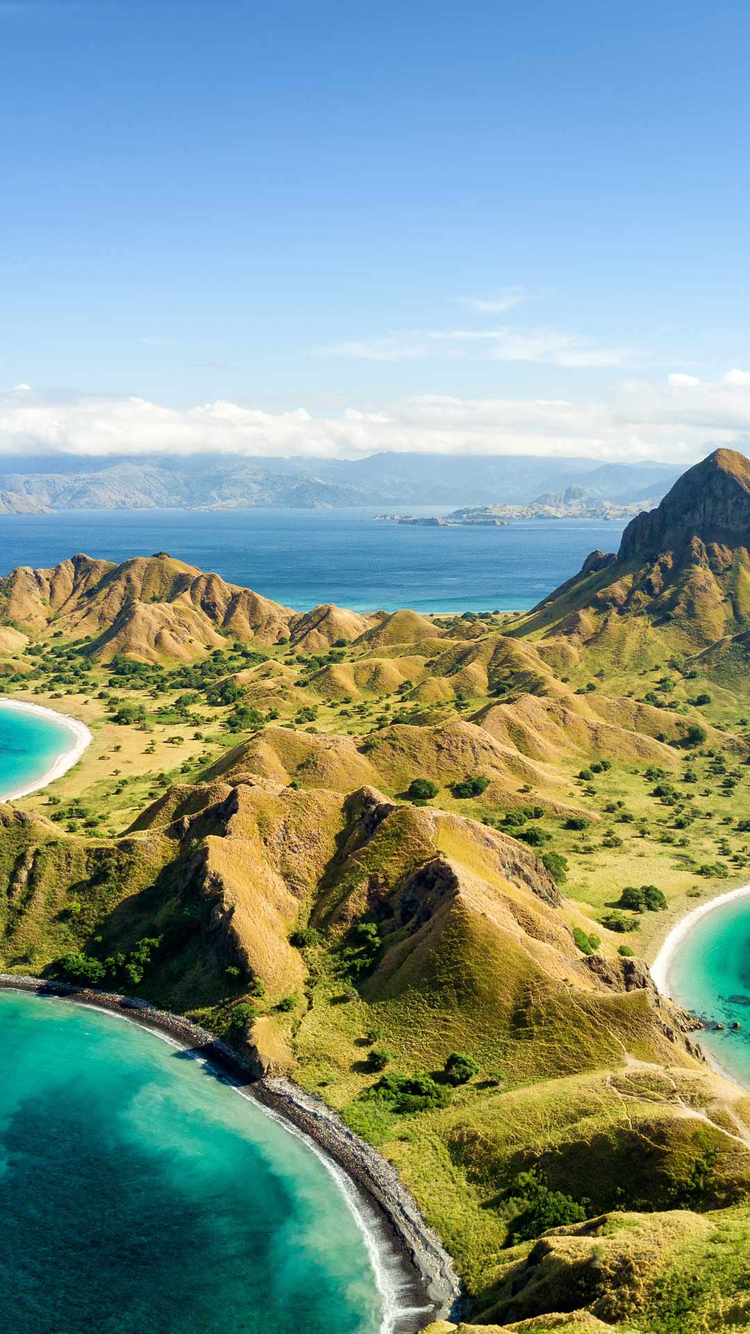 Padar Island Wonderful Komodo Landscape
