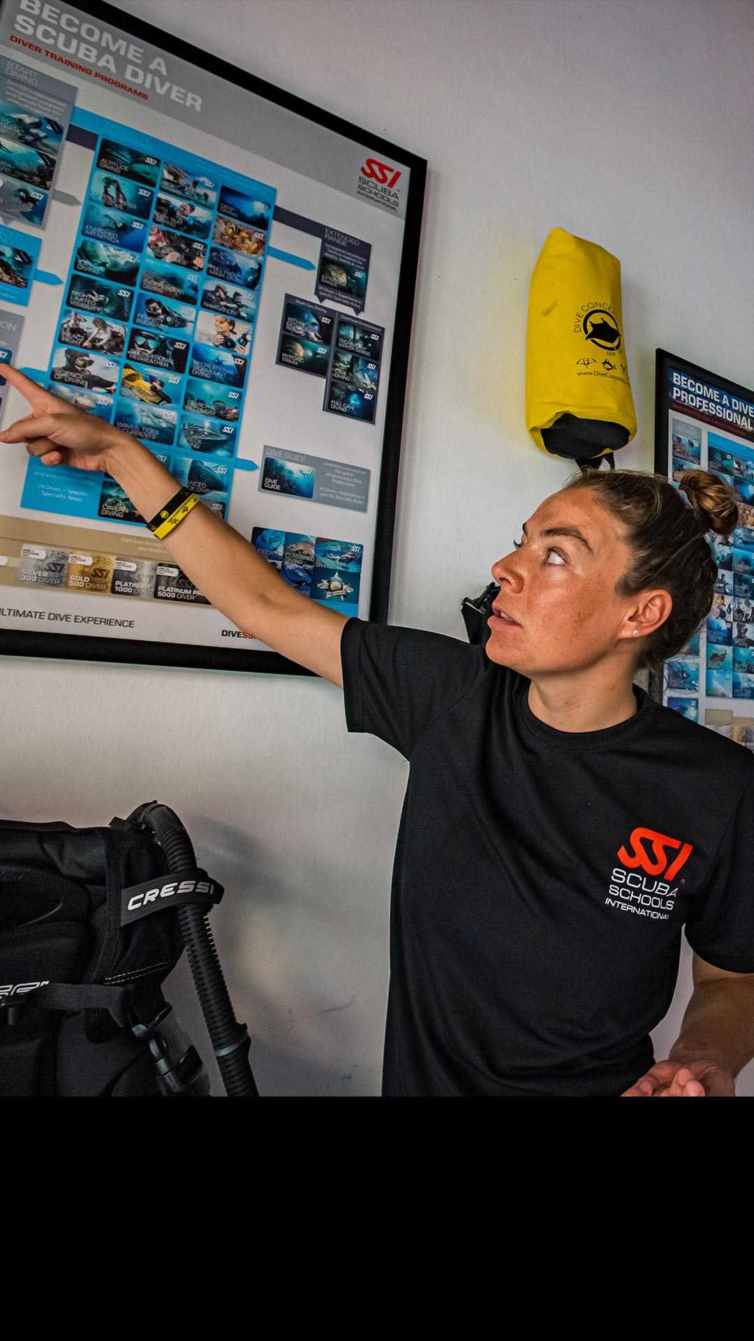 From open Water diver up to Instructor course in Bali